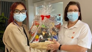 Gift donations for Dove Court care home